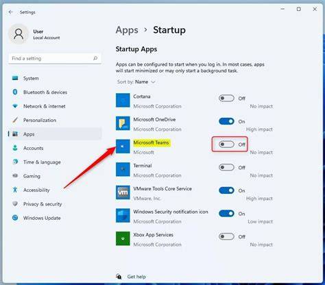 A user interacting with the Windows 11 Task Manager to control startup applications.