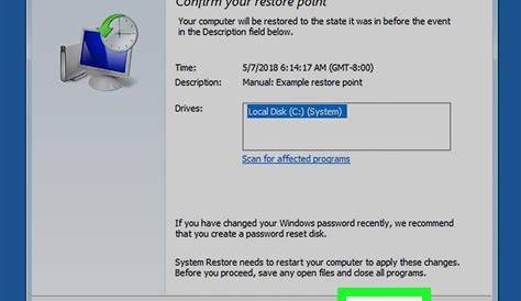 How to Restore Your System to a Previous State