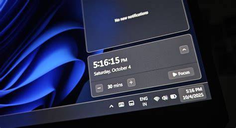 The Windows 11 taskbar featuring the notification center and app icons.
