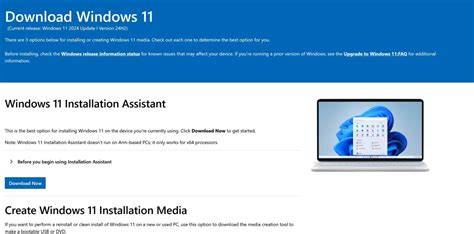 A person downloading the Windows 11 Installation Assistant on their computer.