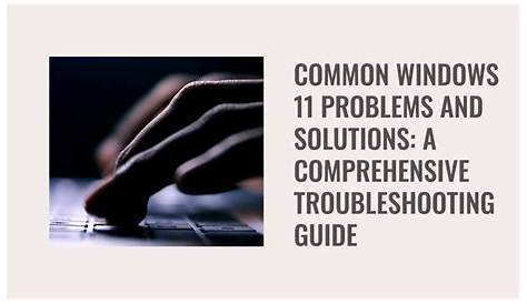 Summary of Solutions for Common Software Problems on Windows PCs