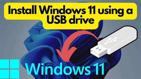 A computer screen showing the Windows 11 installation process from a USB drive.