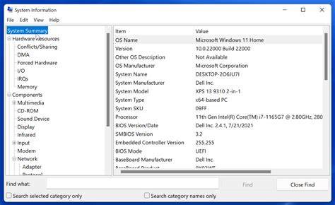 A desktop computer setup with visible hardware specifications for Windows 11.