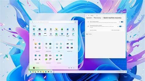 A collage of new features available in the Windows 11 Insider Preview.
