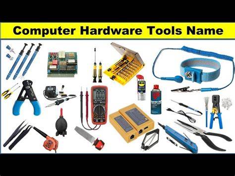A technician using tools to repair computer hardware components.