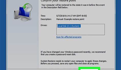 How to Restore Your System to a Previous State