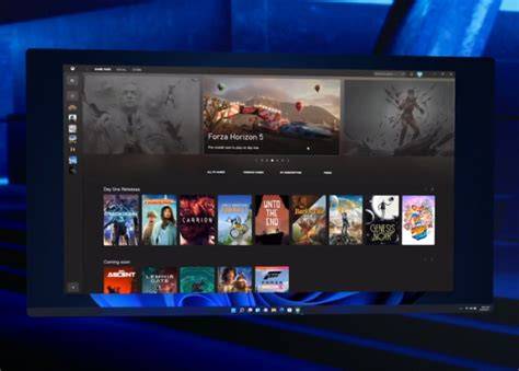 A gamer playing a video game on a PC running Windows 11 with DirectStorage feature.