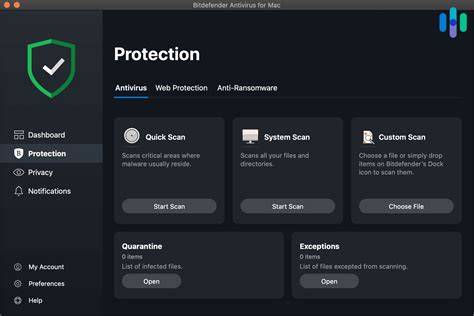 A computer monitor displays the interface of antivirus software actively scanning for malware.