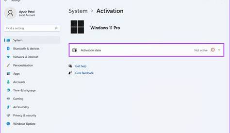 How to Resolve Windows 11 Not Activated Errors